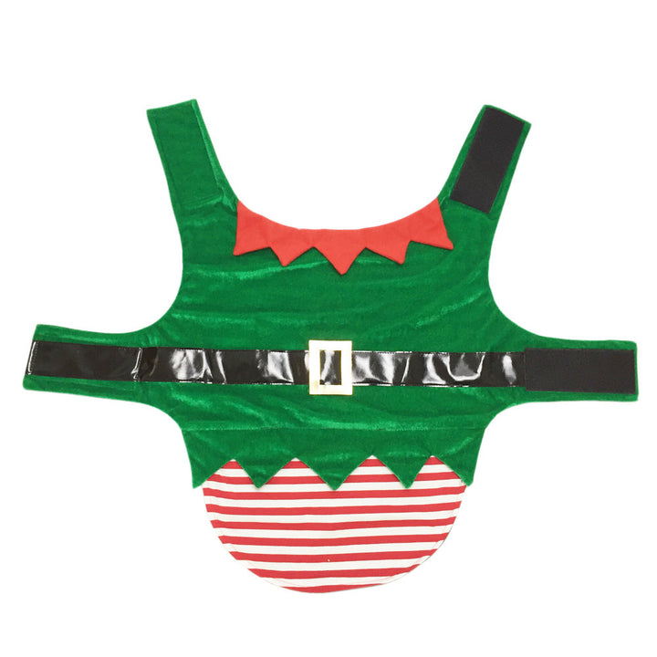 Costume Natalizio per Cani - Vestito Babbo Natale Regolabile e Caldo per Inverno Scuccia™