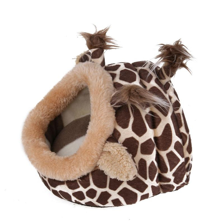 Cuccia a Forma di Giraffa e Maialino per Animali Domestici - Morbida, Accogliente e Lavabile Scuccia™