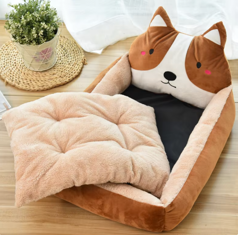 Cuccia Letto per Animali Domestici - Design Cartoni Animati, Morbida e Lavabile Scuccia™