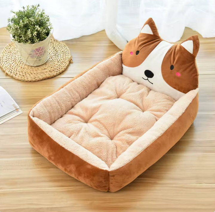 Cuccia Letto per Animali Domestici - Design Cartoni Animati, Morbida e Lavabile Scuccia™