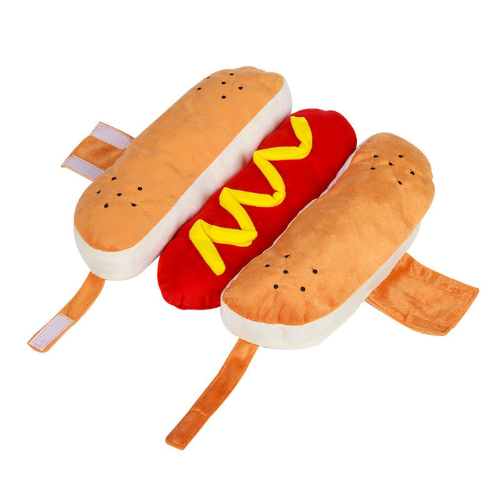 Costume per Cani Hot Dog Divertente e Comodo - Vestito Cane Taglia Piccola e Media Scuccia™